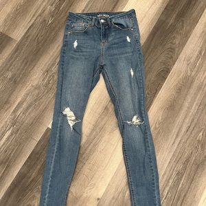 Wild fable ripped blue jeans